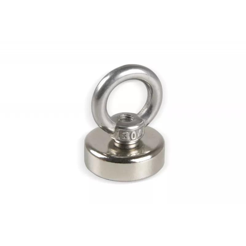 Eichner Oogmagneten zilver, metaal Ø 2,5 x 7,7 cm, 5 stuks