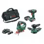 BOSCH PSR 1800 Li-2 + PST 18 Li + AdvancedOrbit 18 accugereedschapsset 18 V, 2 accu's (06039A310W)