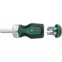 Bosch 1600A032UY ratelschroevendraaier met 12 bits (25 mm) S2-staal, 1/4 inch zeskant, ergonomische greep