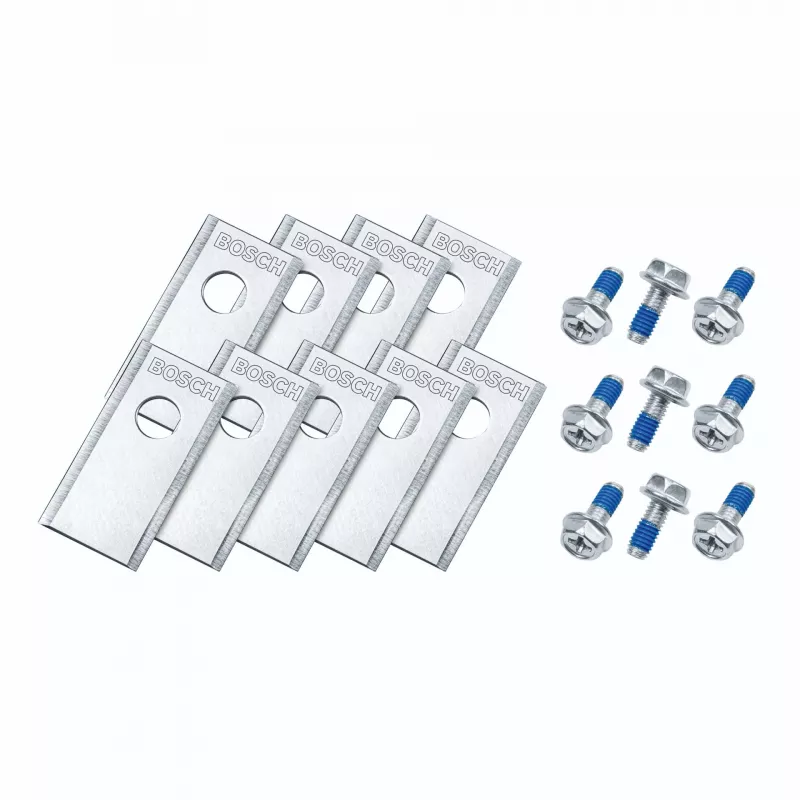 Bosch VISIMOW18V reservemesjes-set (3 messen) - origineel accessoire voor accu-grasmaaier