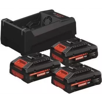 BOSCH 0615V0005X 3x EXBA 18V 4.0Ah + GAL 12V/18V-80 oplaadset