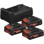 BOSCH 0615V0005X 3x EXBA 18V 4.0Ah + GAL 12V/18V-80 oplaadset