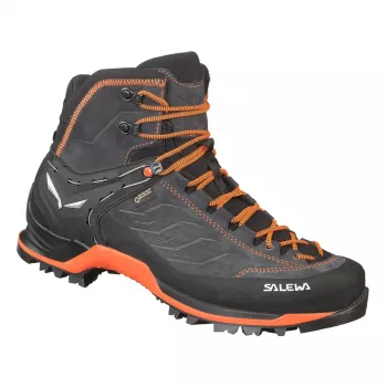 SALEWA MTN Trainer Mid GTX Wandelschoenen - Asphalt/Fluo Orange - UK 10.5 (EU 45)