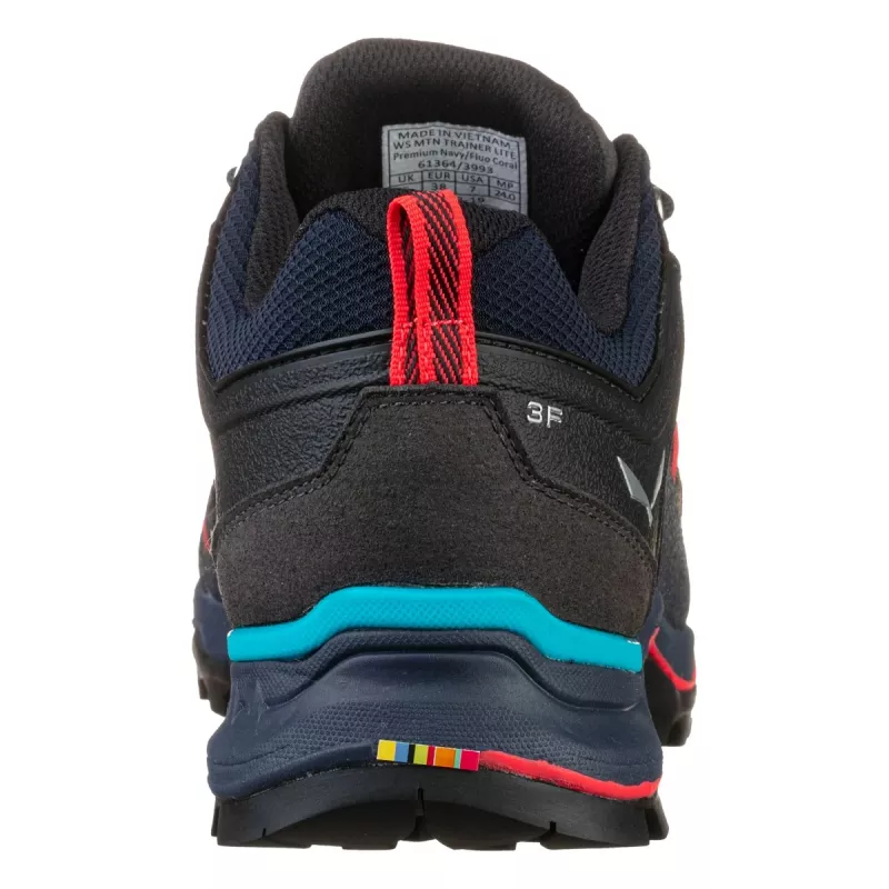 Salewa Mountain Trainer Lite dames approacheschoenen - Premium Navy/Fluo Coral, EU 36,5