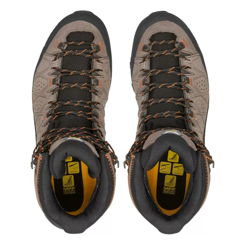 SALEWA Alp Trainer 2 Mid GTX wandelschoenen - Walnut/Fluo Orange - UK 9 (EU 43)