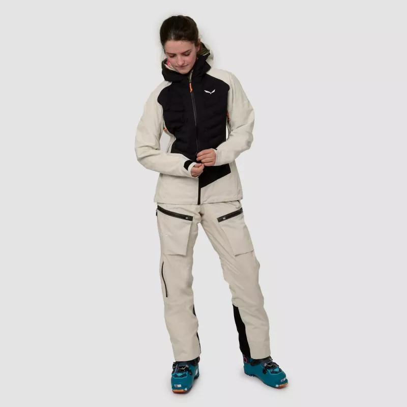 Dames hybridejack Salewa Sella PTX 3L Oatmeal
