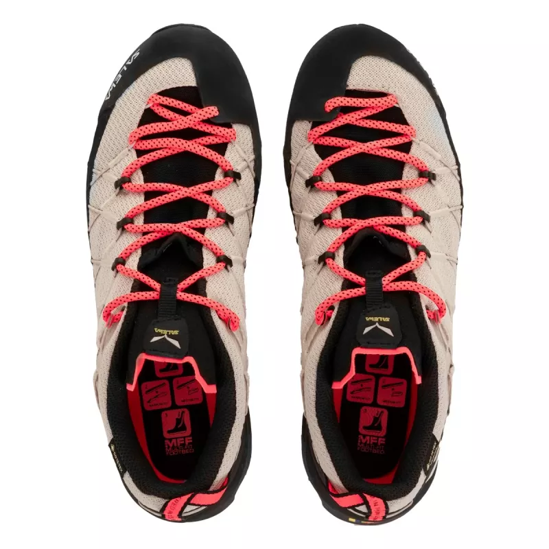 Salewa Wildfire 2 GTX dames approacheschoenen - Oatmeal/zwart, maat 38