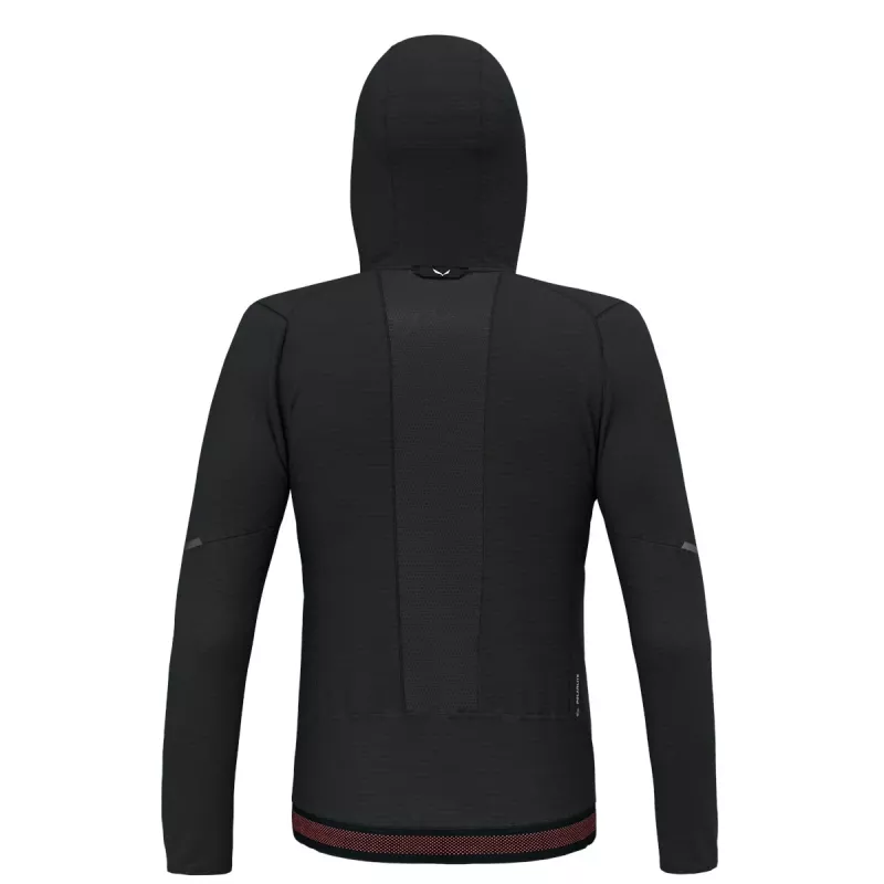 Salewa Pedroc PL Hooded Jacket - Black Out - Maat S