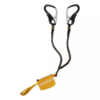Salewa Lanyard Ergo Core Zwart-Geel