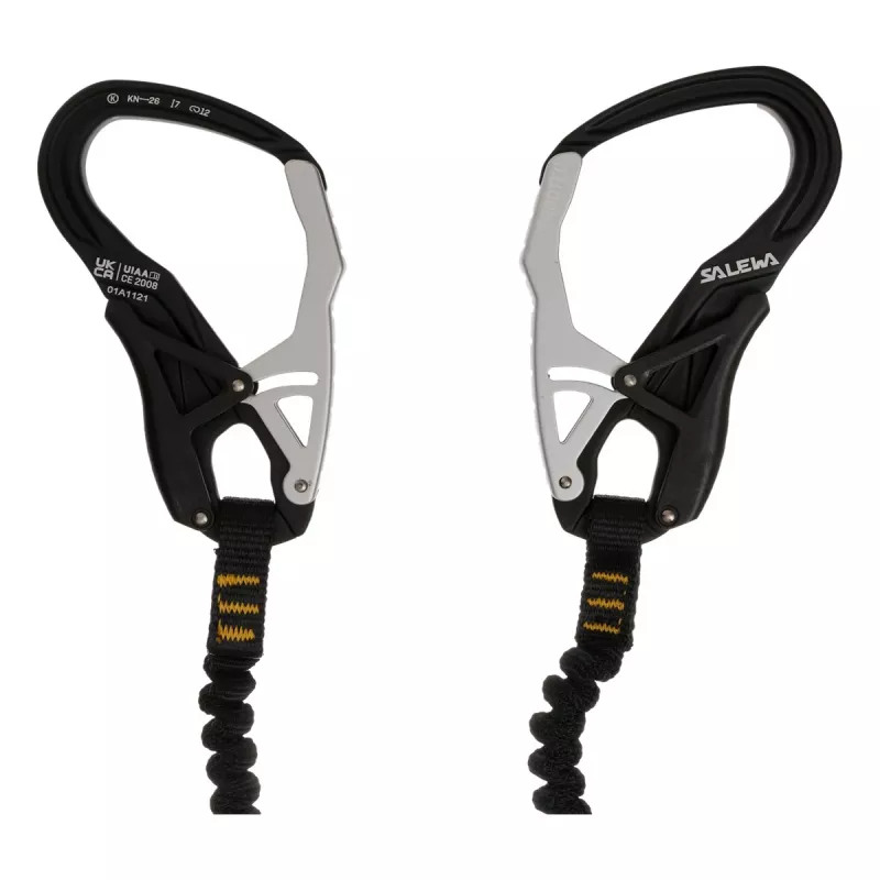 Salewa Lanyard Ergo Core Zwart-Geel