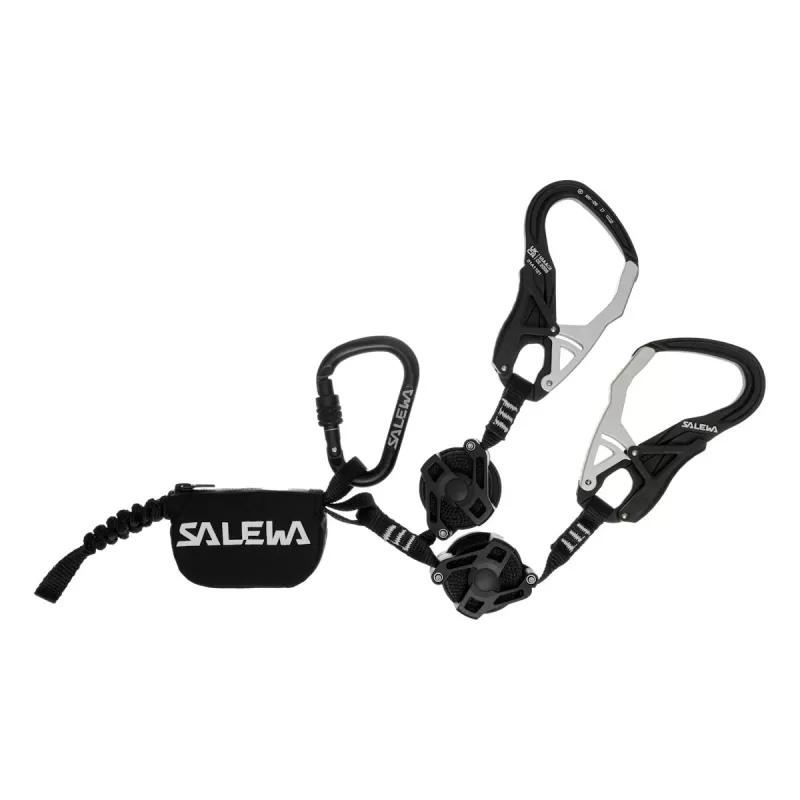 SALEWA Ergo Lanyard zip-black Oprolbaar Lanyard