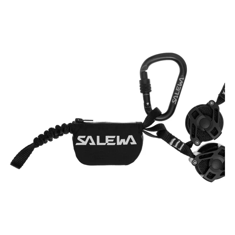 SALEWA Ergo Lanyard zip-black Oprolbaar Lanyard