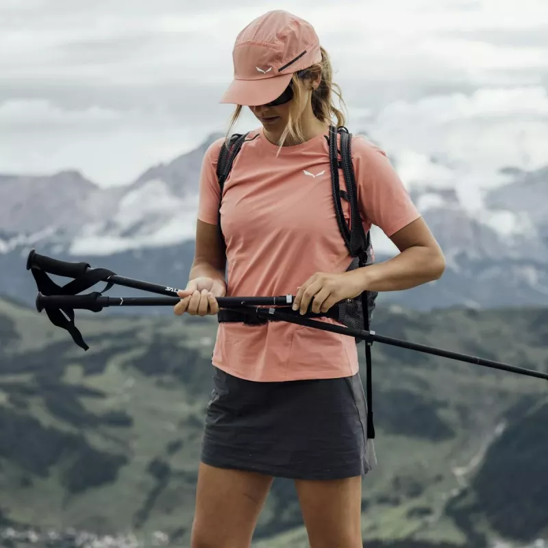 SALEWA Puez Aluminium Stokken Pro-Zwart