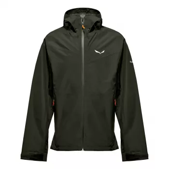 Salewa Puez Aqua 4 PTX 2.5L Jacket - Dark Olive, maat M