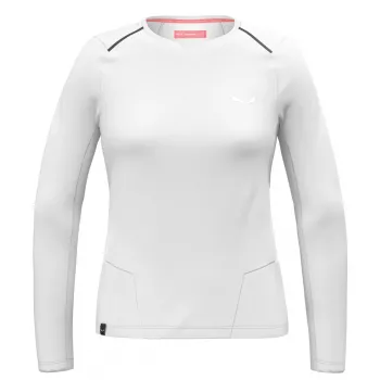 Salewa Pedroc Dry Tee dames korte mouw T-shirt - wit - maat S