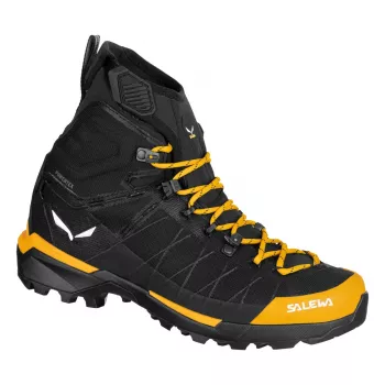 Salewa Ortles Light Mid PTX wandelschoenen Gold-Black UK 10 (EU 44.5)