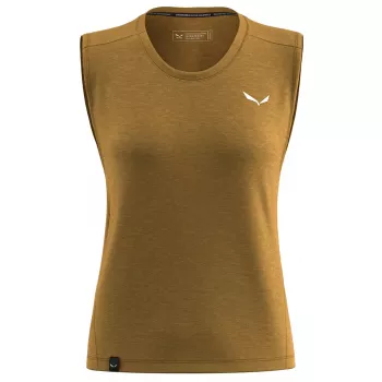 Salewa Eagle Minilogo Am Tanktop - Golden Brown - Maat M