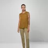 Salewa Eagle Minilogo Am Tanktop - Golden Brown - Maat M