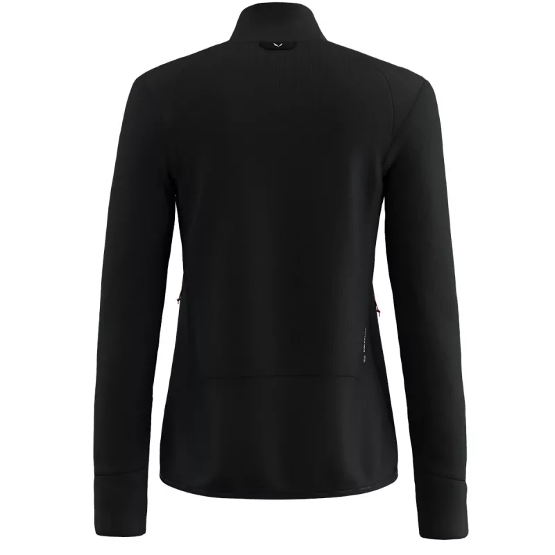 Salewa Puez Waffle Hybrid PL Jacket - Black Out - dames