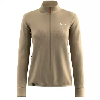 Salewa Puez Waffle Hybrid PL Jas - Dames - Quicksand - Maat S