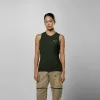 Dames Salewa Puez Dry Tanktop - M, Dark Olive