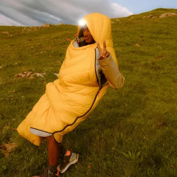 Salewa Puez RDS Down -1 Gold Right slaapzak