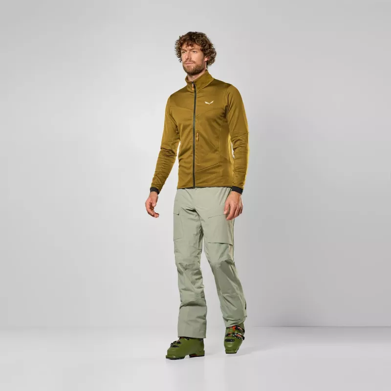 Salewa Sella Crevasse fleecejas - Golden Brown, maat M