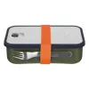 Salewa Puez lunchbox donkergroen 800 ml RVS-bakje