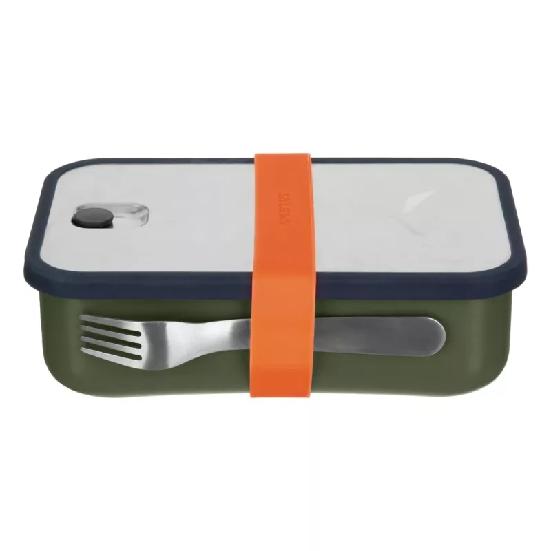 Salewa Puez lunchbox donkergroen 800 ml RVS-bakje
