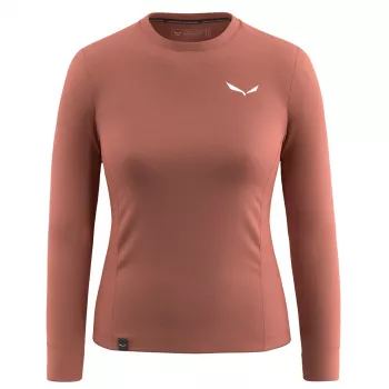 Dames sweatshirt Salewa Puez Dry Tee rood M