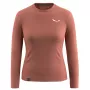 Salewa Puez Dry Tee dames T-shirt - Etruscan Red, maat L