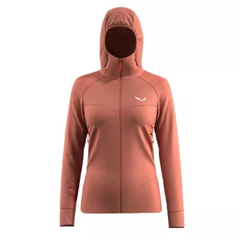 Salewa Agner Polarlite Hooded Jacket - Etruscan Red, maat M