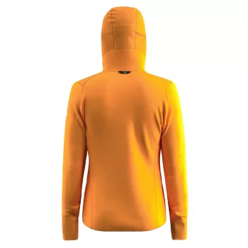 SALEWA fleece jas met capuchon Turmeric L