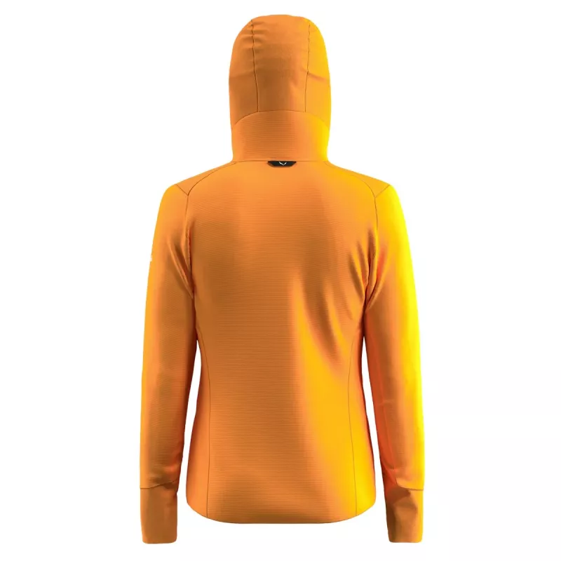 SALEWA fleece jas met capuchon Turmeric L