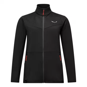 SALEWA Puez Cammino PL dames sweater - Black Out - maat 42 (L)