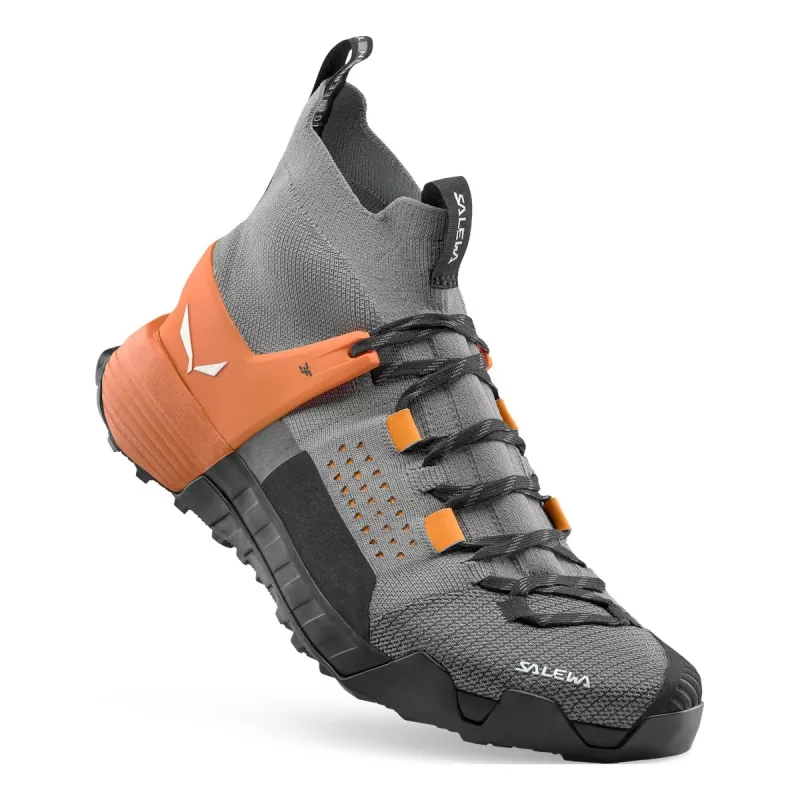 Salewa Wildfire NXT Knit approachschoenen Alloy/Tumeric UK 9.5 (EU 44)