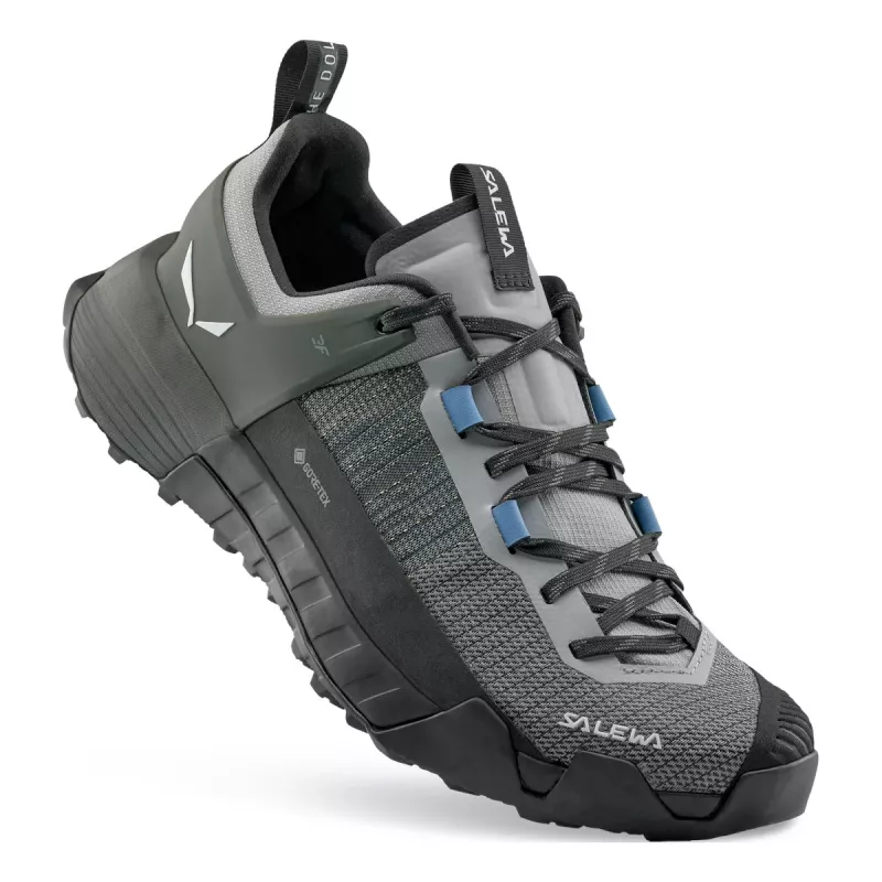 SALEWA dames approachschoenen UK 5 Alloy/Dark Olive GORE-TEX