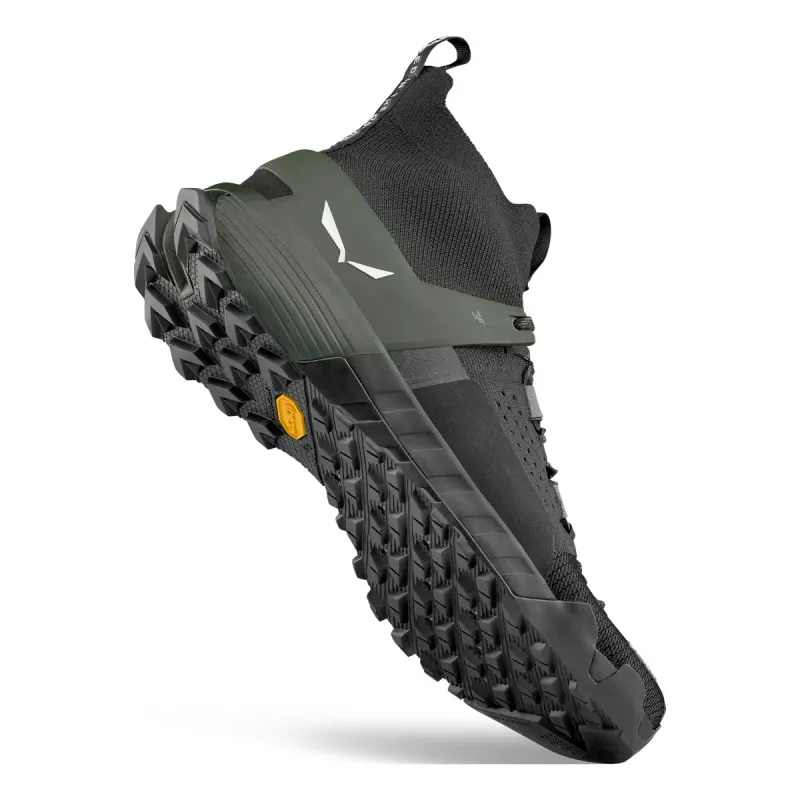 Salewa Wildfire NXT Knit dames approacheschoenen - Onyx/Dark Olive - UK 6.5 (EU 40)