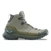 SALEWA Puez Leather Mid PTX Shadow Dark Olive wandelschoenen UK 8 (EU 42)