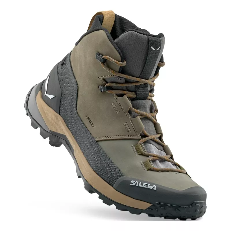 SALEWA Puez Leather schoenen PTX - Bungee Cord / Onyx - UK 7.5 (EU 41)