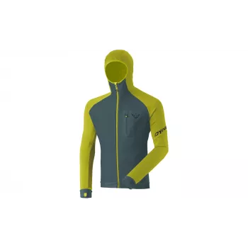 SALEWA Dynafit Radical Polartec Hooded jas - Golden Lime - maat S