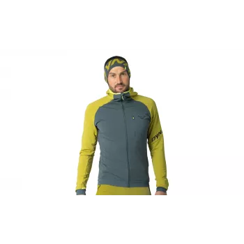 SALEWA Dynafit Radical Polartec Hooded jas - Golden Lime - maat S