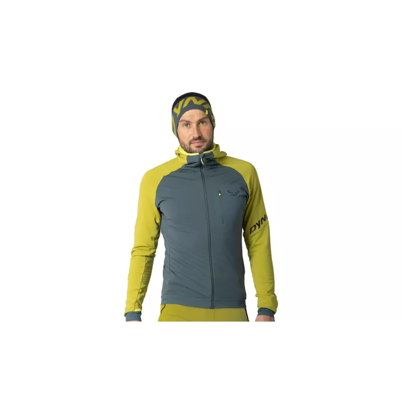 SALEWA Dynafit Radical Polartec Hooded jas - Golden Lime - maat S