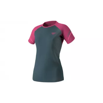 SALEWA Dynafit Alpine Pro S/S tee hardloopshirt dames - Magenta, maat XS