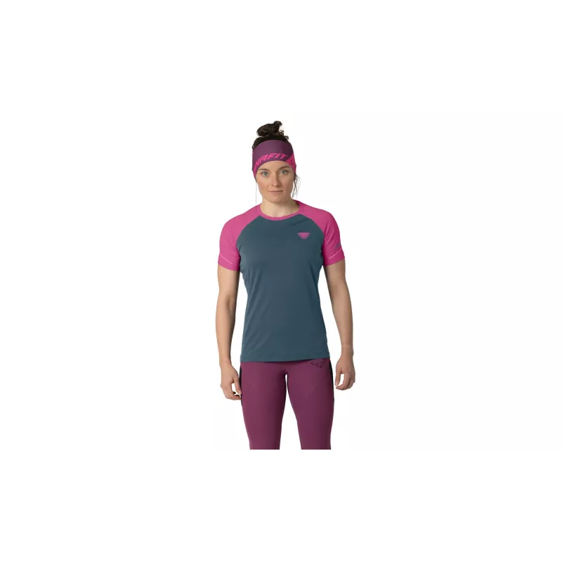 SALEWA Dynafit Alpine Pro S/S tee hardloopshirt dames - Magenta, maat XS