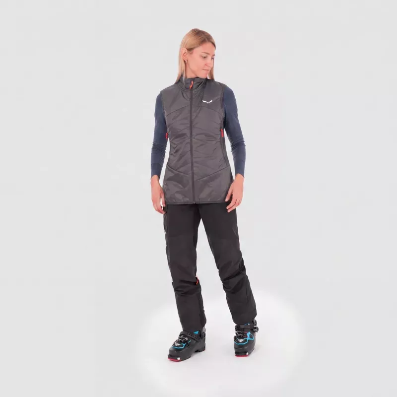 SALEWA Ortles Hybrid TirolWool Responsive isolatiebodywarmer dames Quiet Shade EU 36 (S)