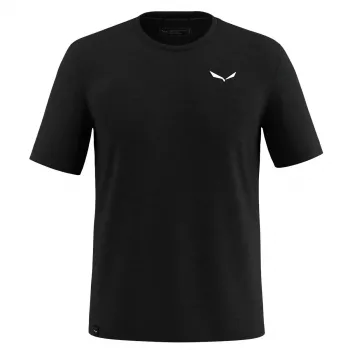 Salewa Eagle Minilogo AM T-shirt - Black Out, maat M