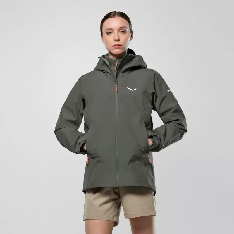 Salewa Puez GTX 3L EPE jas - Faded Green (dames, XS)