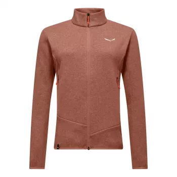 SALEWA Puez Rocca PL fleecejas dames Etruskischrood