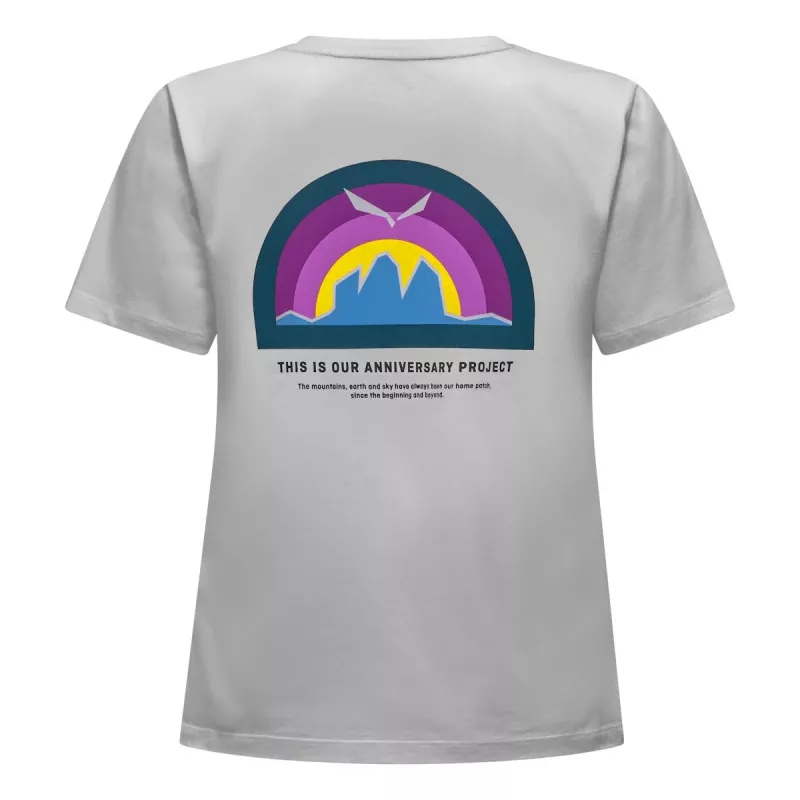 Salewa Eagle Anniversary T-shirt - Optical White - dames XS